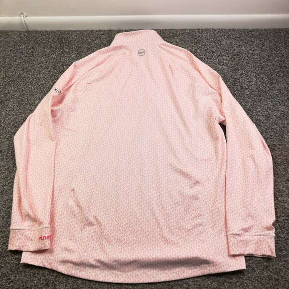 2023 RiverCrest Golf Club Jacket Vineyard Vines Performance 1/4 Zip Mens Large - Picture 7 of 11